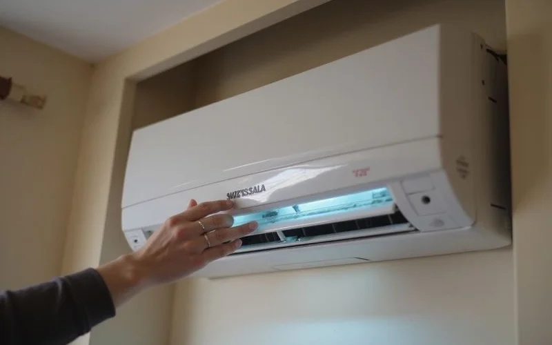 Fully restored aircond unit operating at peak cooling performance after a complete chemical overhaul service in Petaling Jaya